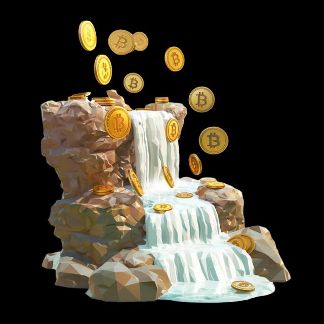 Bitcoin waterfall