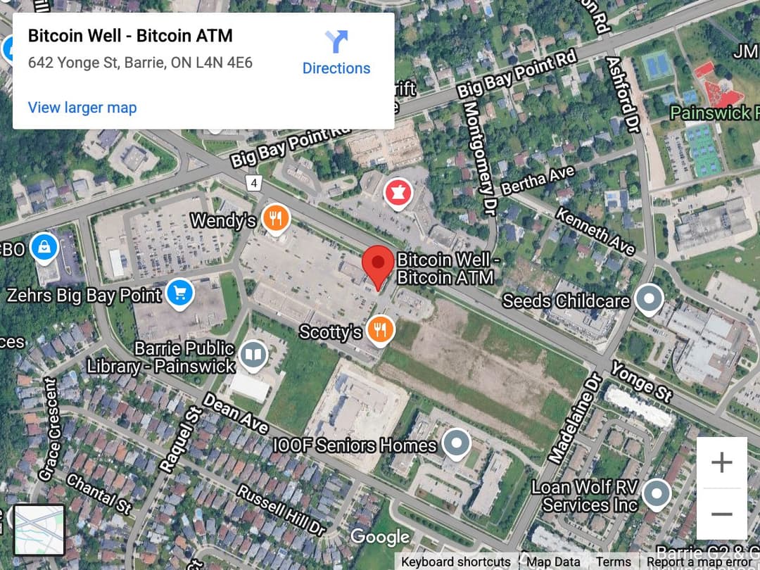 Map for Heritage Square Bitcoin ATM