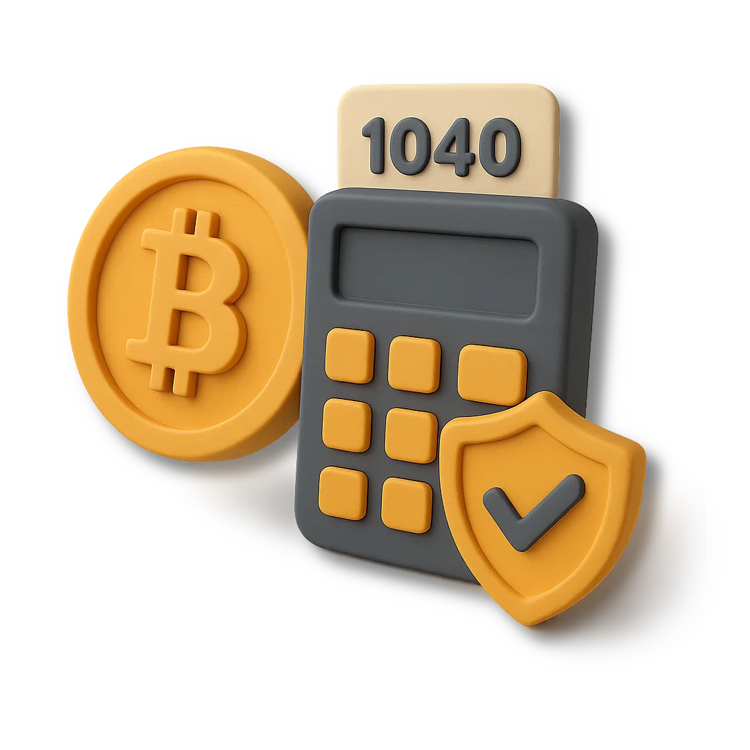 Bitcoin Tax Calculator hero illustration